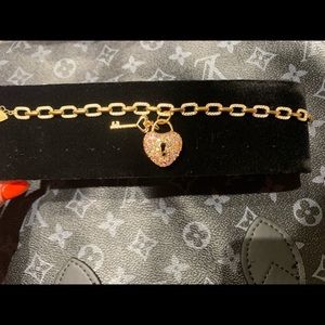 Luxury Lock and Key Charm Bracelet